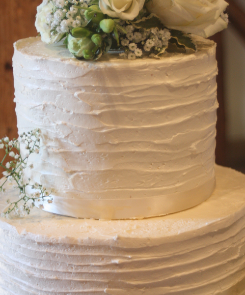 Elegant Buttercream Wedding Cake