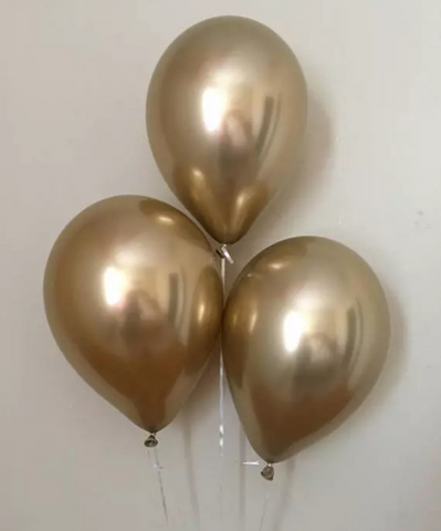 12" Metallic Gold Balloons