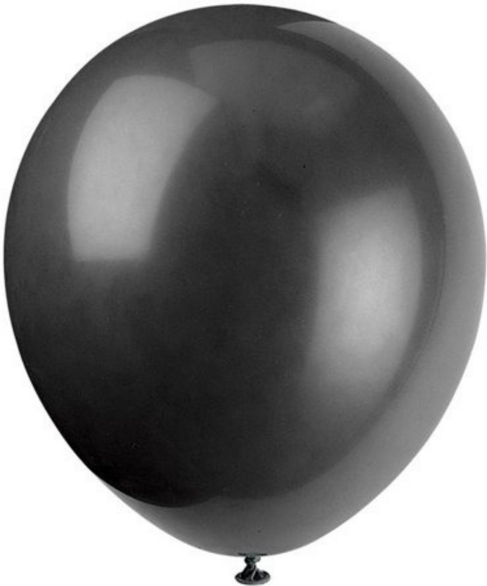 12" Pearlised Black Balloons