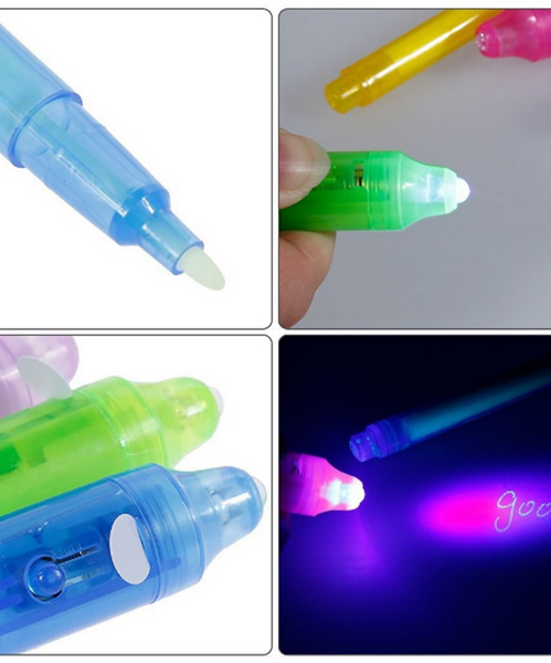 Invisible Ink Pen with UV light