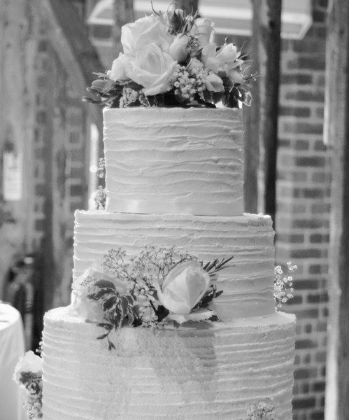 Elegant Buttercream Wedding Cake