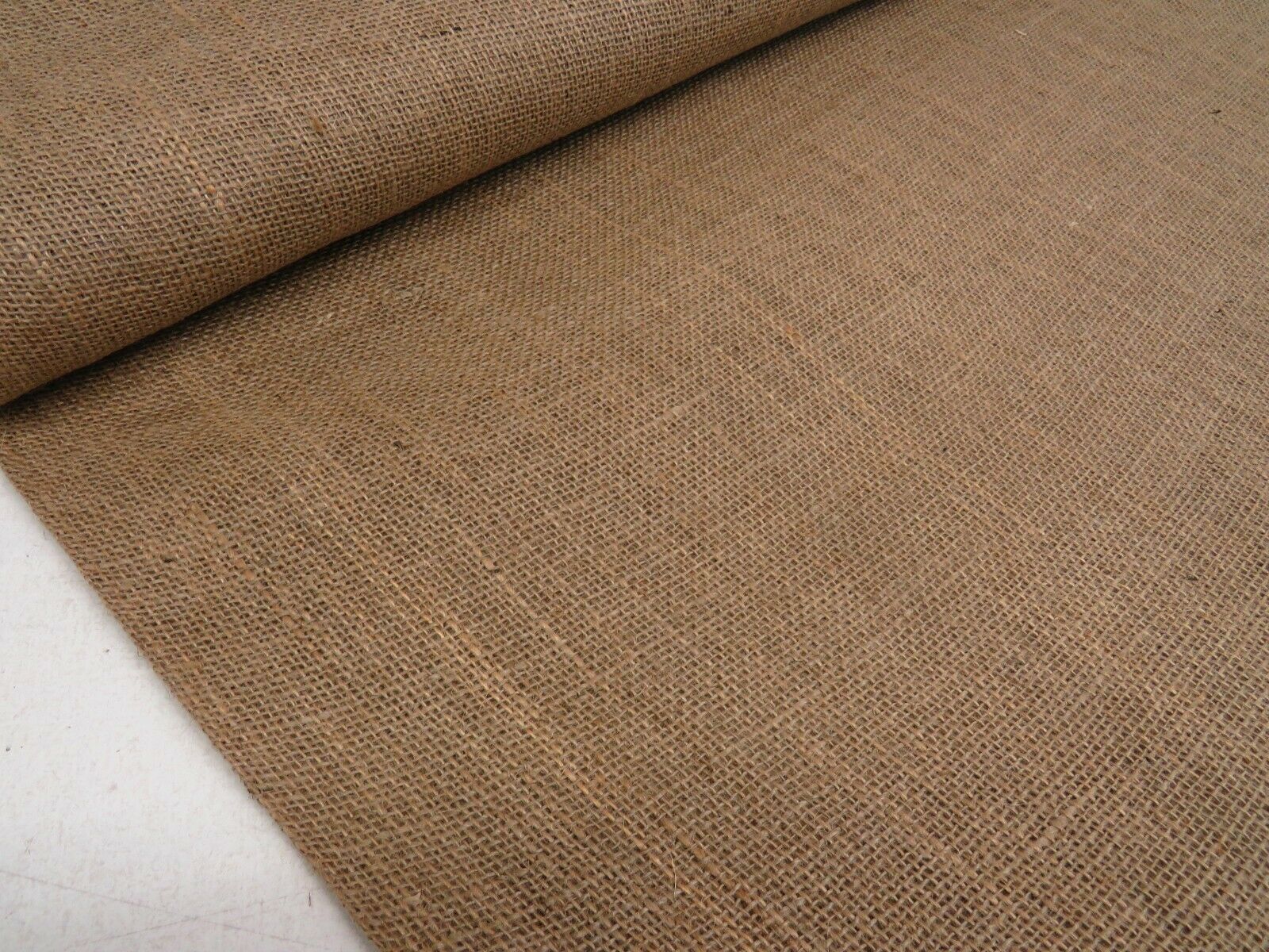 Natural Premium Hessian Jute Fabric -Superior Weave Burlap Upholstery 140cm wide